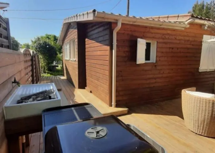 Chalet Avec Salon De Jardin Hourtin